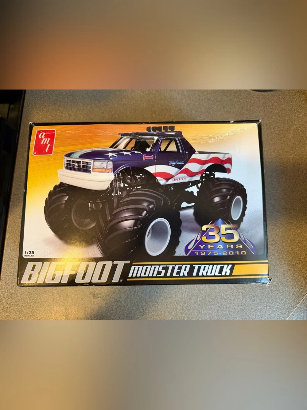 Monster Truck Kids Toy - Blue/White/Red